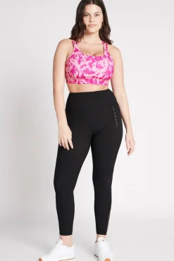 High Rise Full Length Zip Rib Legging 216