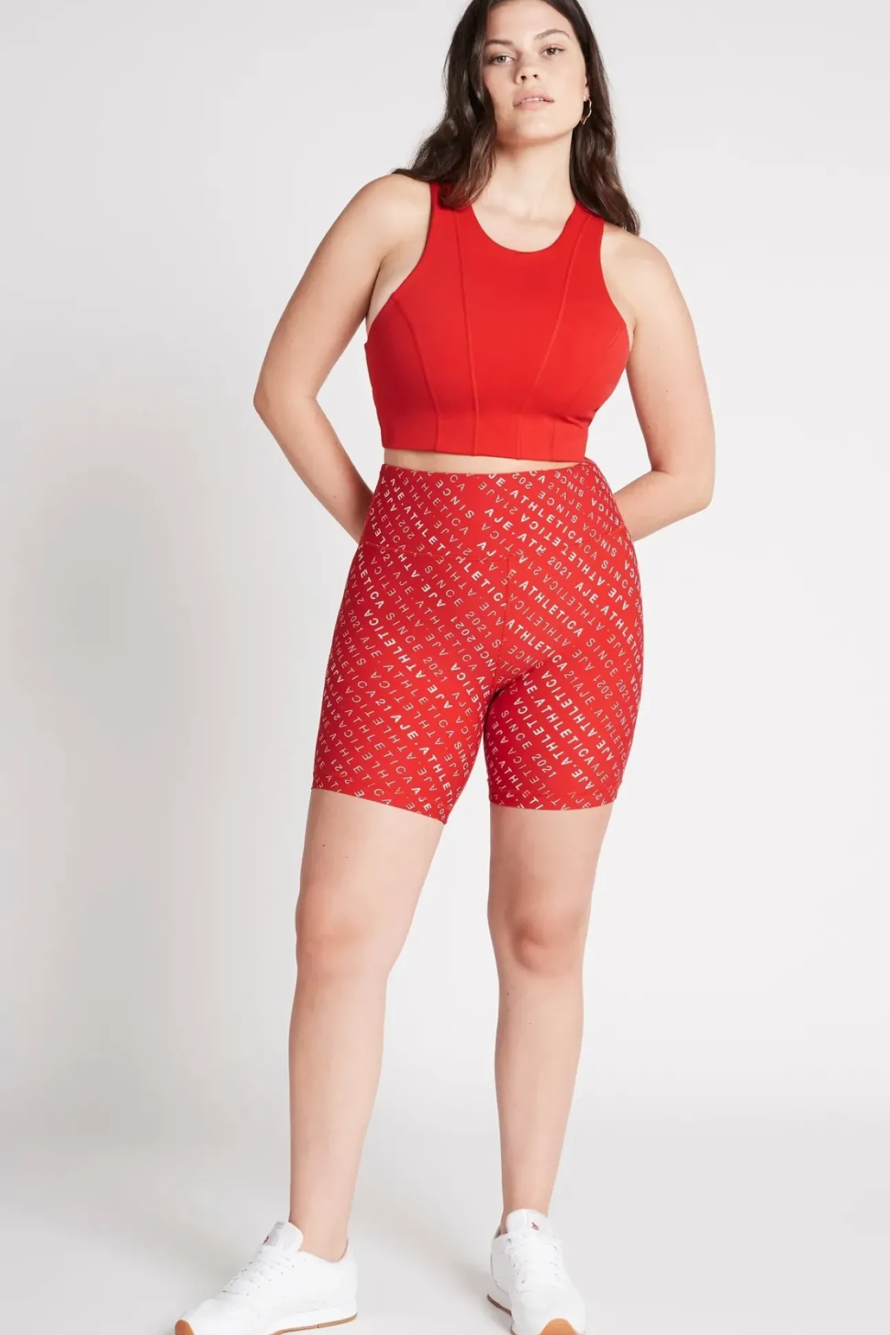 High Rise Logo Shorts 607