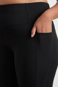 High Rise Mesh Detail 7/8 Legging 612