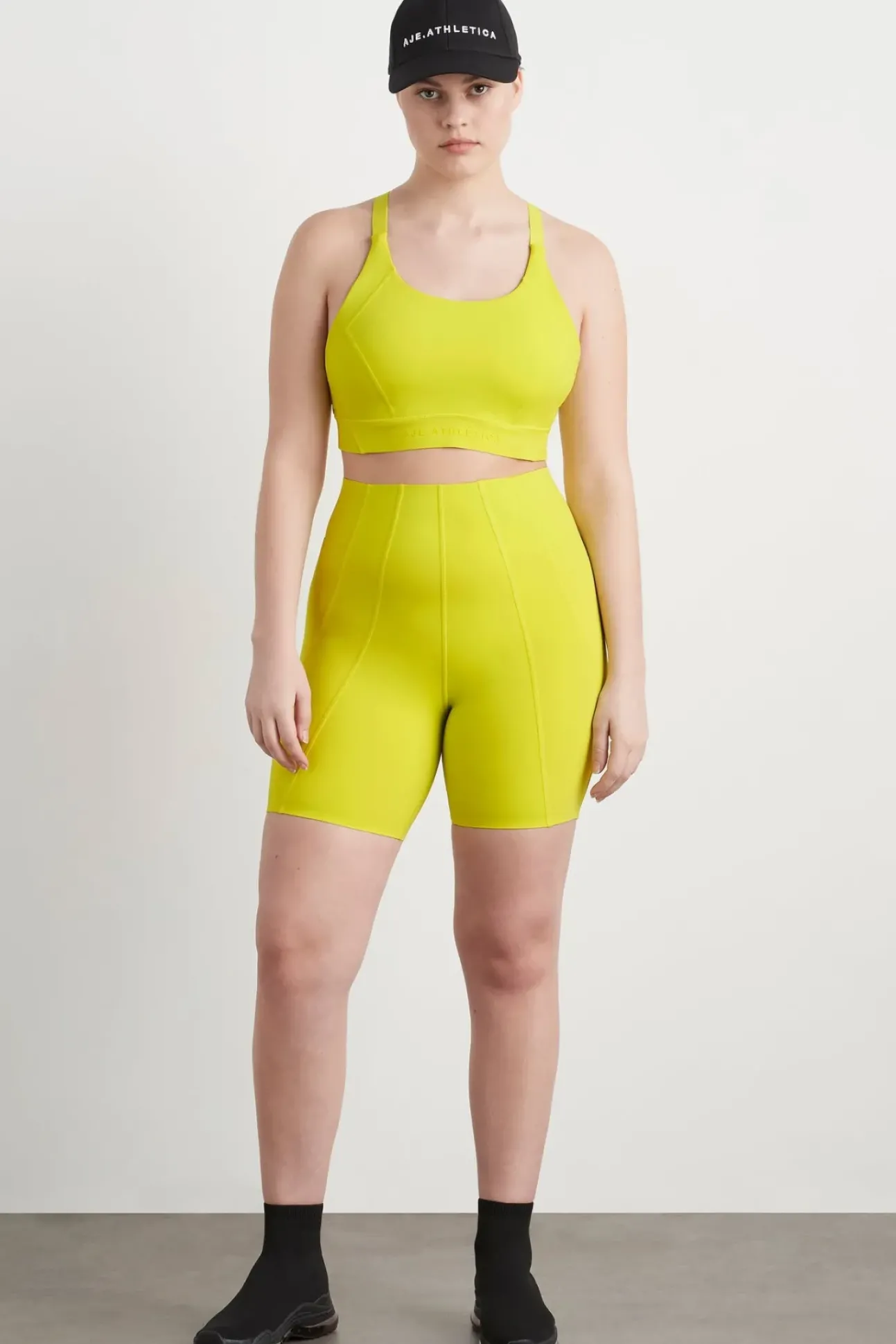 High Rise Mid Length Bike Short 615