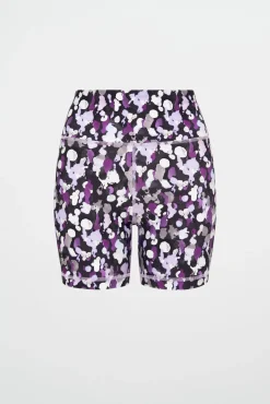 High Rise Mid Length Bike Shorts 607