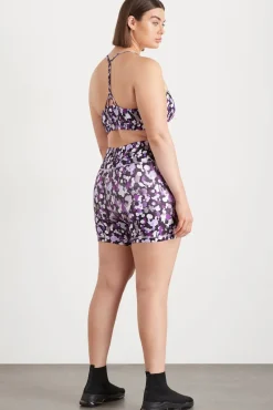 High Rise Mid Length Bike Shorts 607