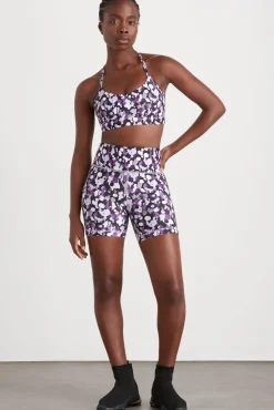 High Rise Mid Length Bike Shorts 607