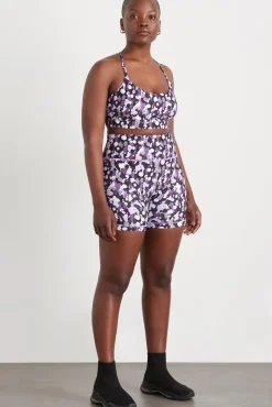 High Rise Mid Length Bike Shorts 607