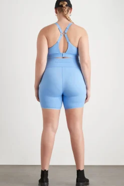 High Rise Mid Length Bike Short 615