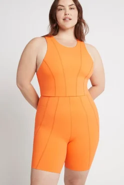 High Rise Mid Length Bike Short 615