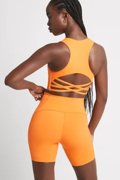 High Rise Mid Length Bike Short 615