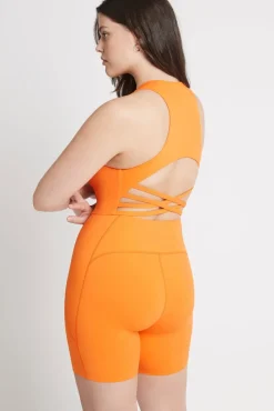 High Rise Mid Length Bike Short 615