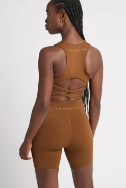 High Rise Mid Length Embossed Bike Short 615