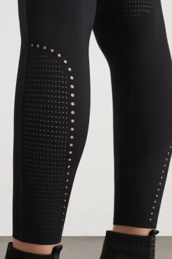 High Rise Perforated 7/8 Legging 227