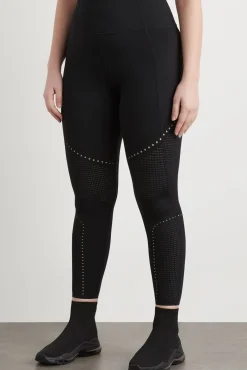 High Rise Perforated 7/8 Legging 227
