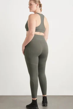 High Rise Perforated 7/8 Legging 227