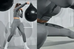 High Rise Perforated 7/8 Legging 227