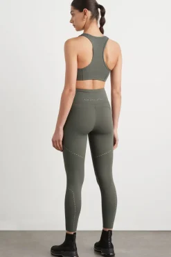 High Rise Perforated 7/8 Legging 227