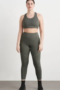 High Rise Perforated 7/8 Legging 227