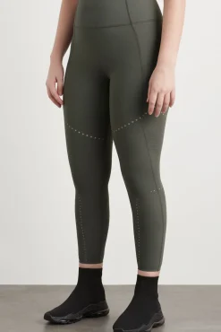 High Rise Perforated 7/8 Legging 227