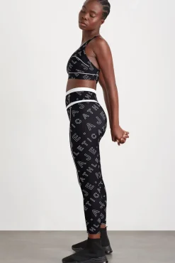 High Rise Piping 7/8 Legging 230