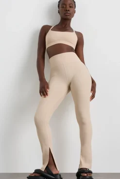 High Waist Split Hem Legging 205