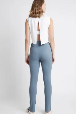 High Waist Split Hem Legging 205