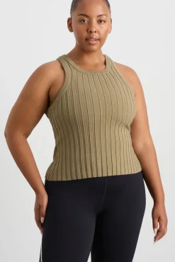 Hydra Racer Knit Ribbed Top