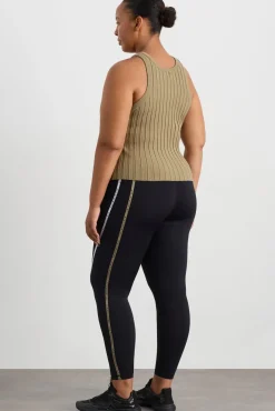 Hydra Racer Knit Ribbed Top