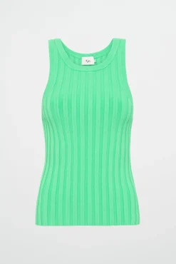 Hydra Racer Knit Ribbed Top