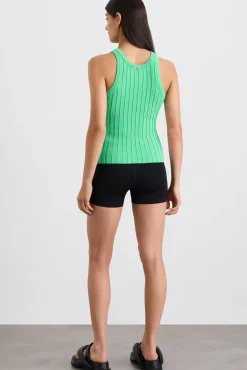 Hydra Racer Knit Ribbed Top