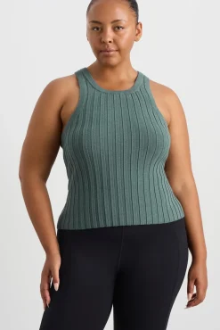 Hydra Racer Knit Ribbed Top