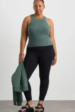Hydra Racer Knit Ribbed Top