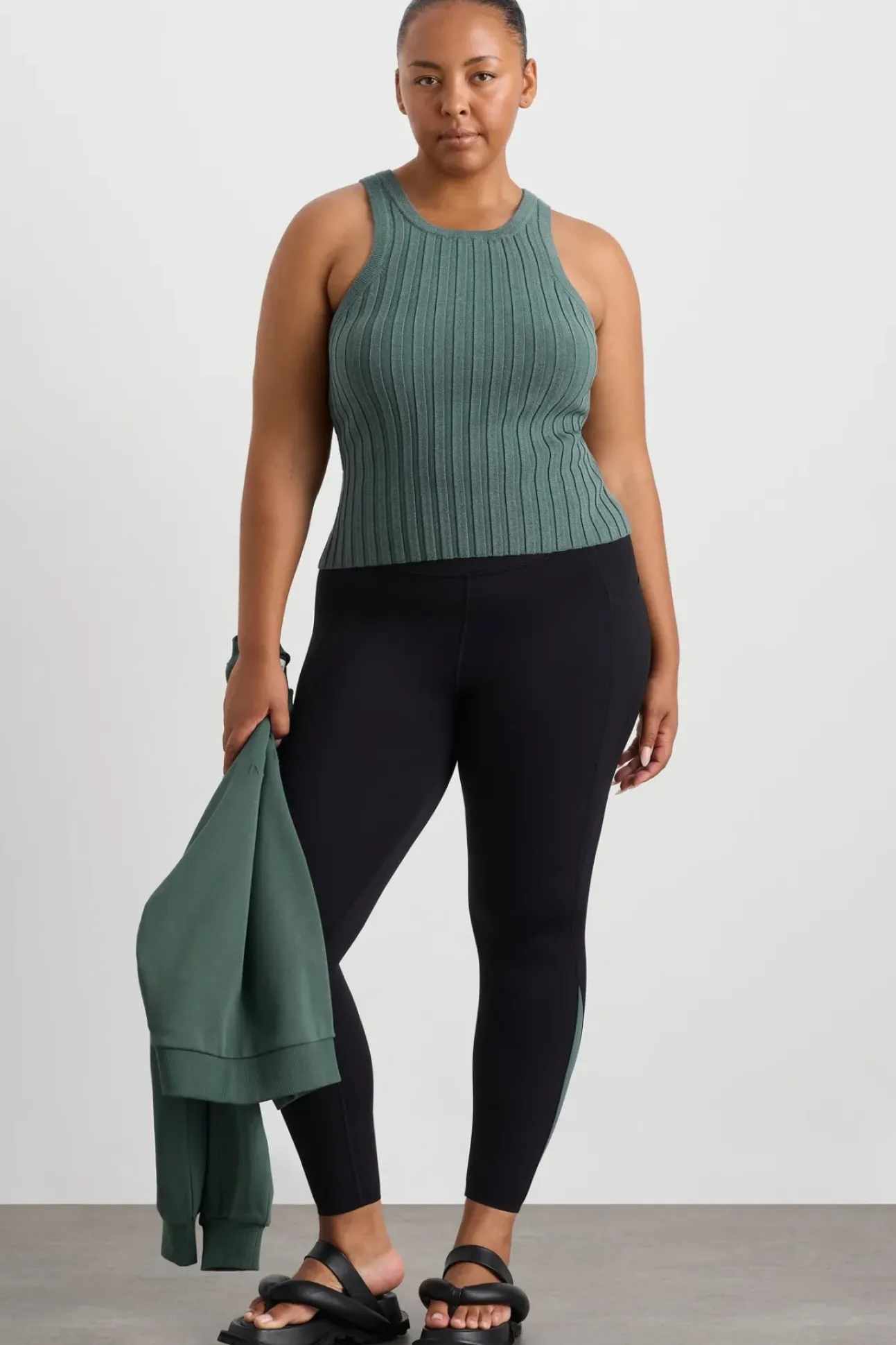 Hydra Racer Knit Ribbed Top