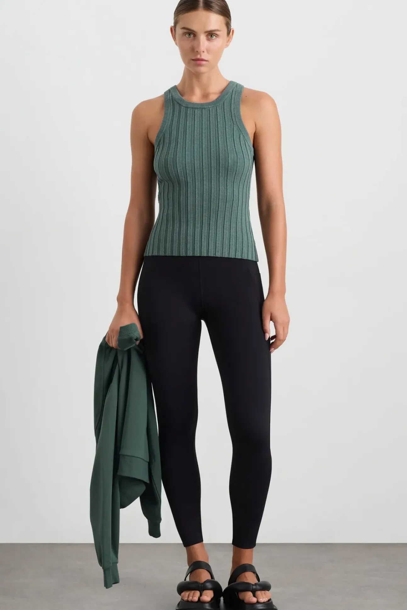Hydra Racer Knit Ribbed Top