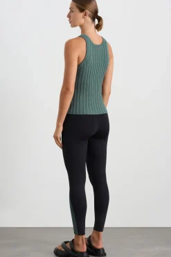 Hydra Racer Knit Ribbed Top