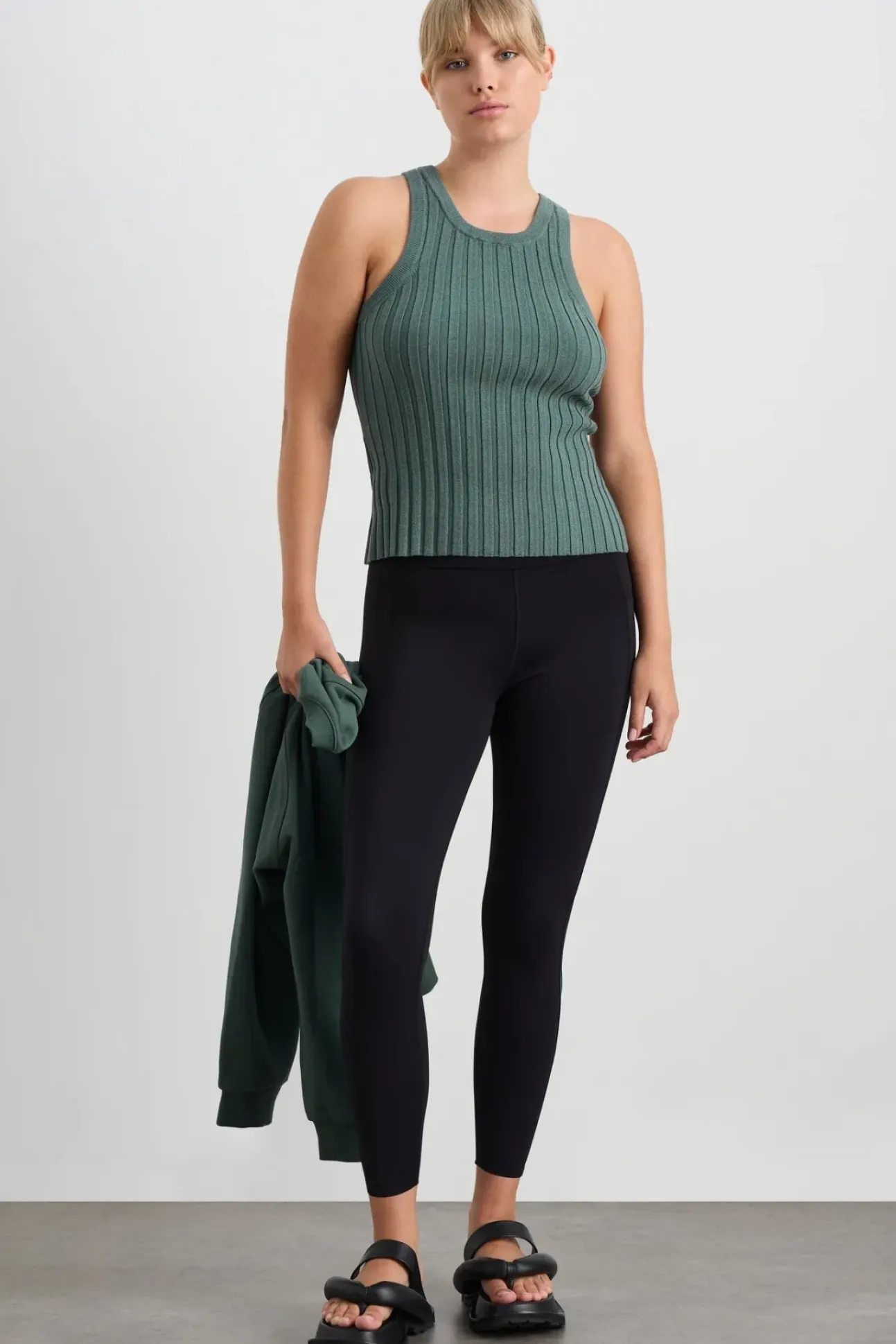 Hydra Racer Knit Ribbed Top