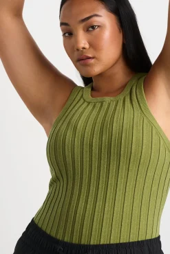 Hydra Racer Knit Ribbed Top