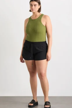 Hydra Racer Knit Ribbed Top