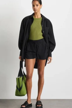 Hydra Racer Knit Ribbed Top