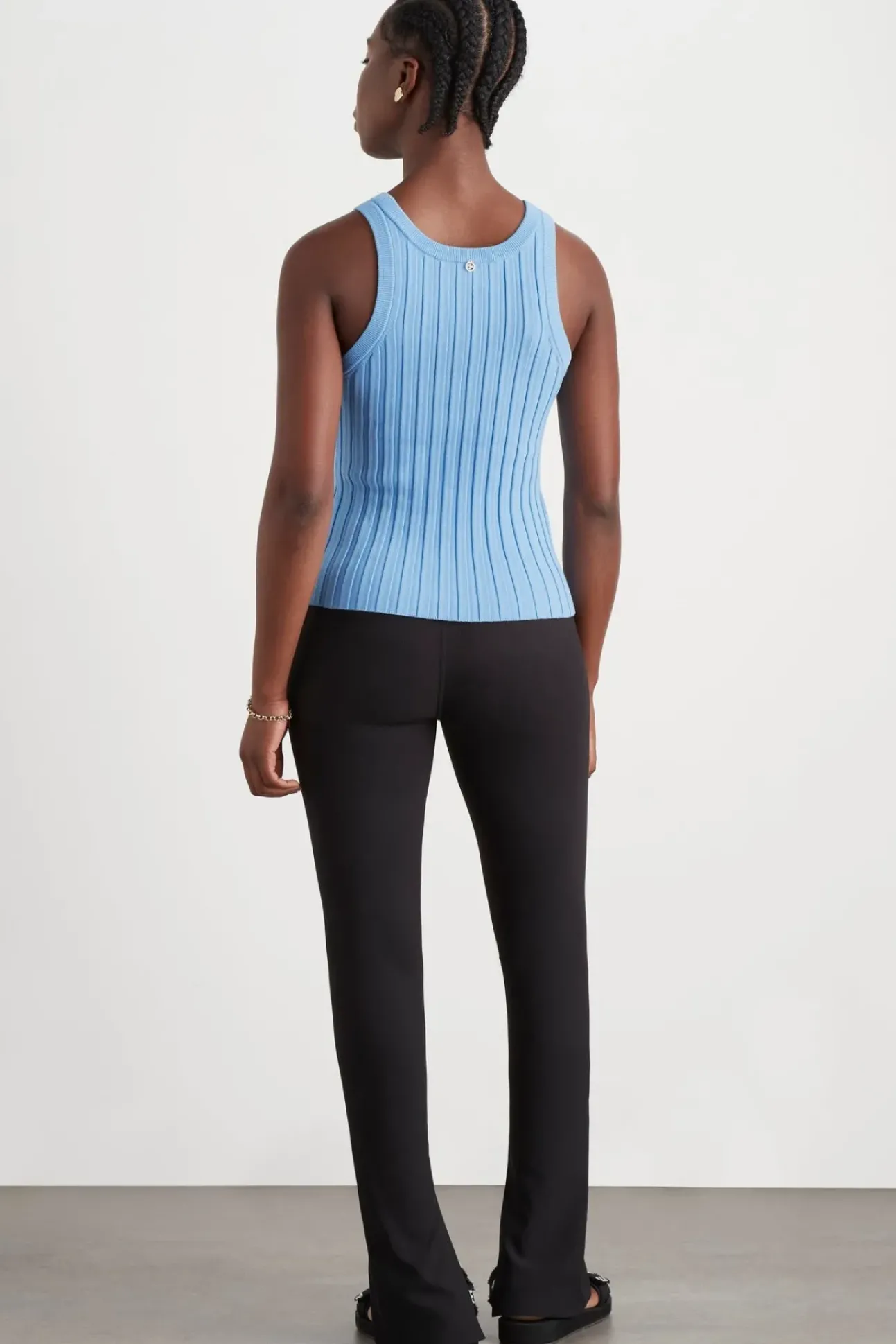 Hydra Racer Knit Ribbed Top
