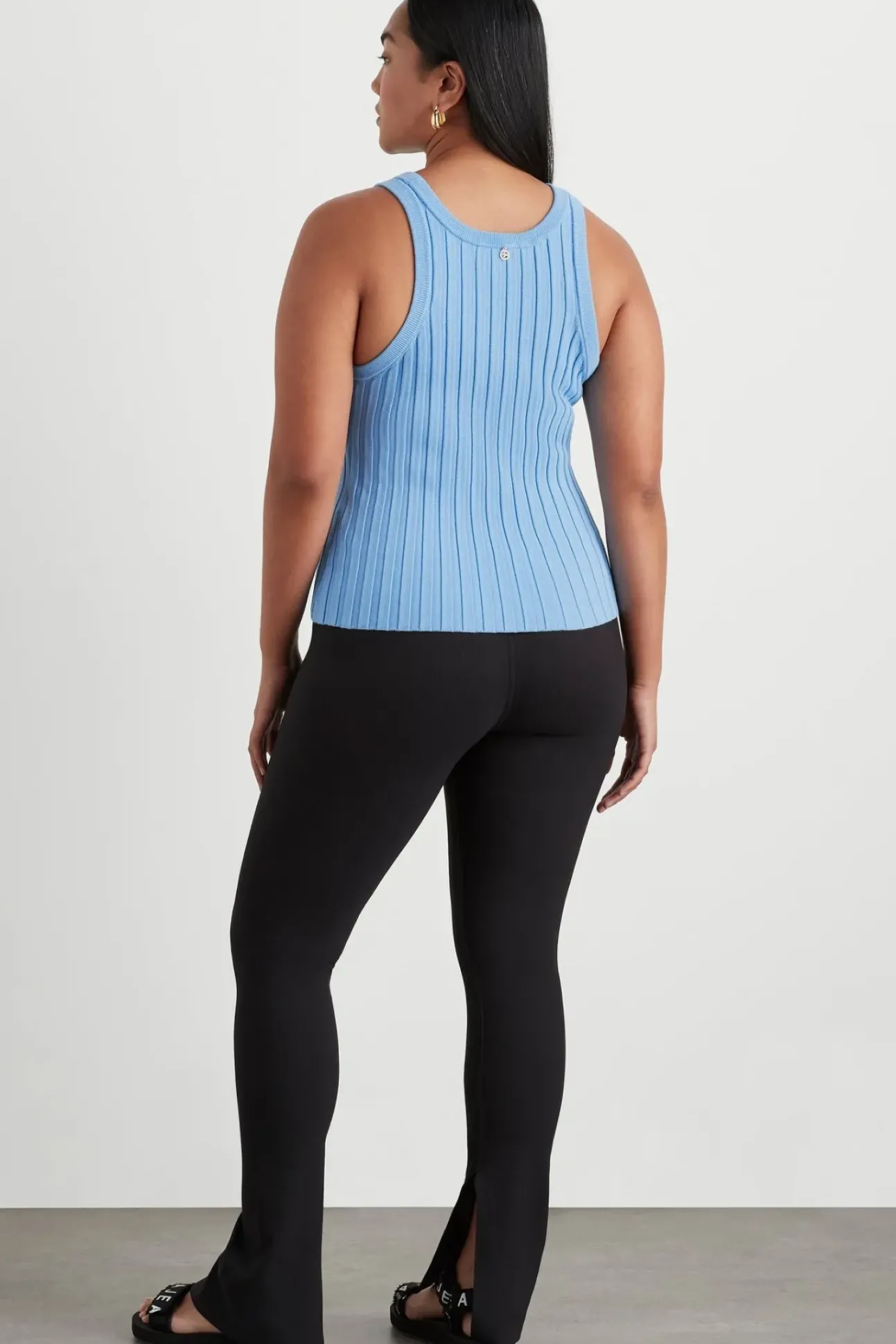 Hydra Racer Knit Ribbed Top