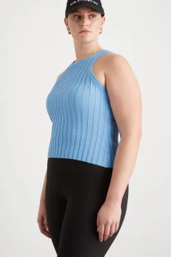 Hydra Racer Knit Ribbed Top