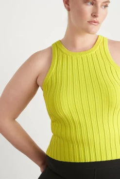 Hydra Racer Knit Ribbed Top