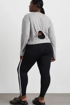 Keyhole Drawstring Long Sleeve Tee 149