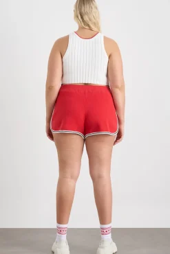 Knit Contrast Shorts 603