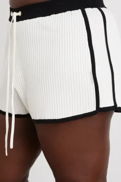 Knit Ribbed Shorts 603