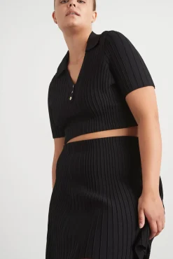 Knitted Mini Skirt 628