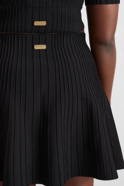 Knitted Mini Skirt 628