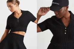 Knitted Polo Top 341