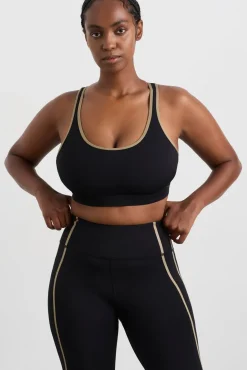 Lattice Logo Strap Bra 360