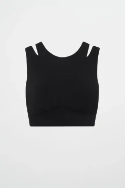 Layered Cut Out Sports Bra 385