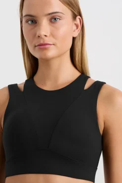 Layered Cut Out Sports Bra 385