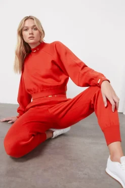 Logo Knit Trackpants 505